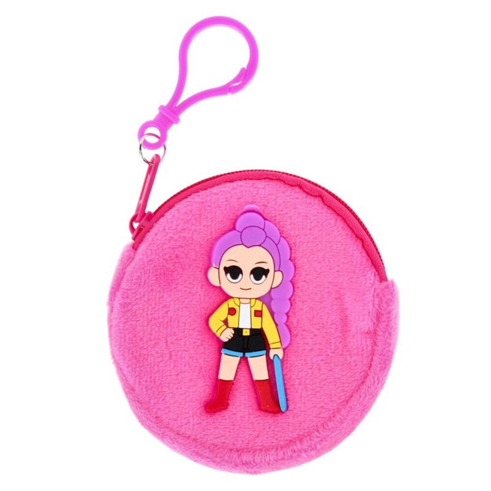 CTM Kid's KPOP Demon Hunters Felt Coin Purse & Bag Charm